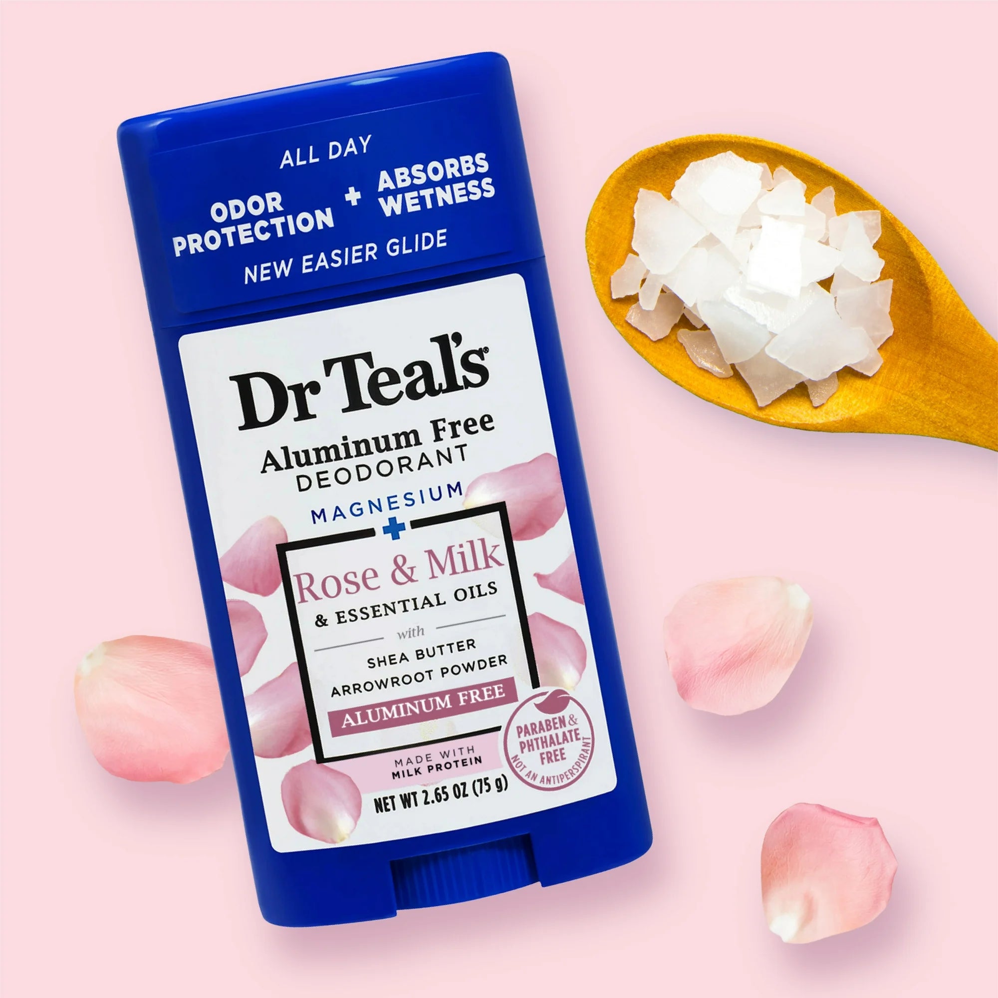 Dr Teal's Rose & Milk Deodorant