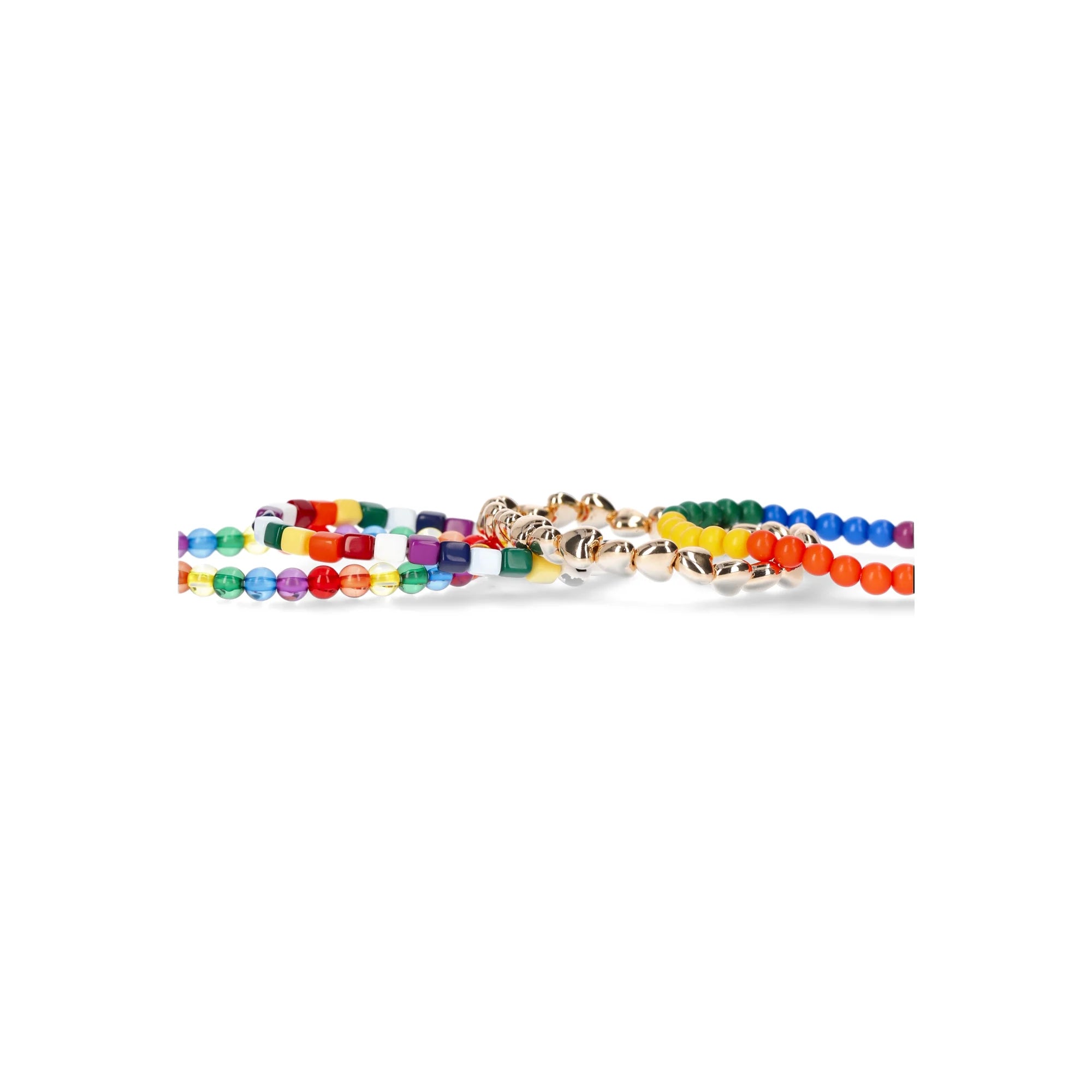 No Boundaries Women’s Beaded Stretch Bracelet Set – 4-Pack