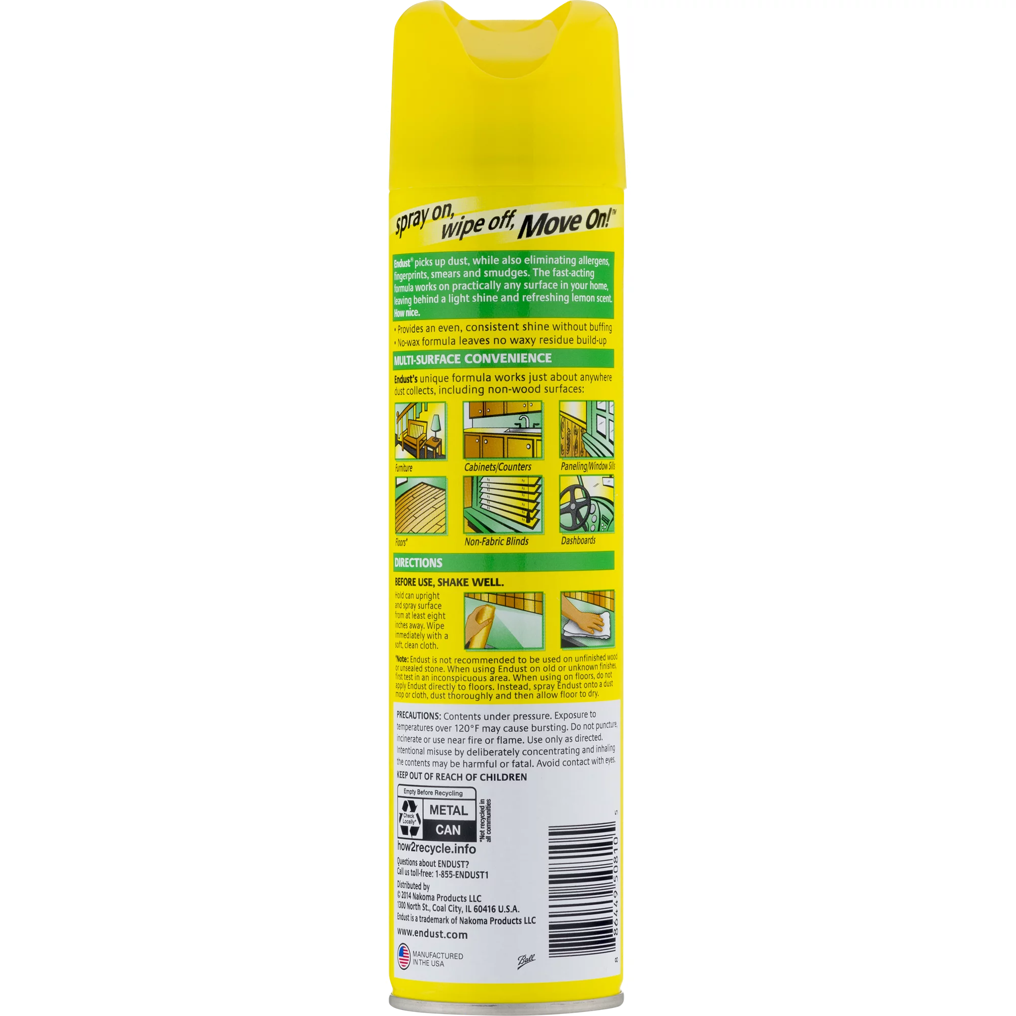 Endust Multi-Surface Dusting And Cleaning Spray