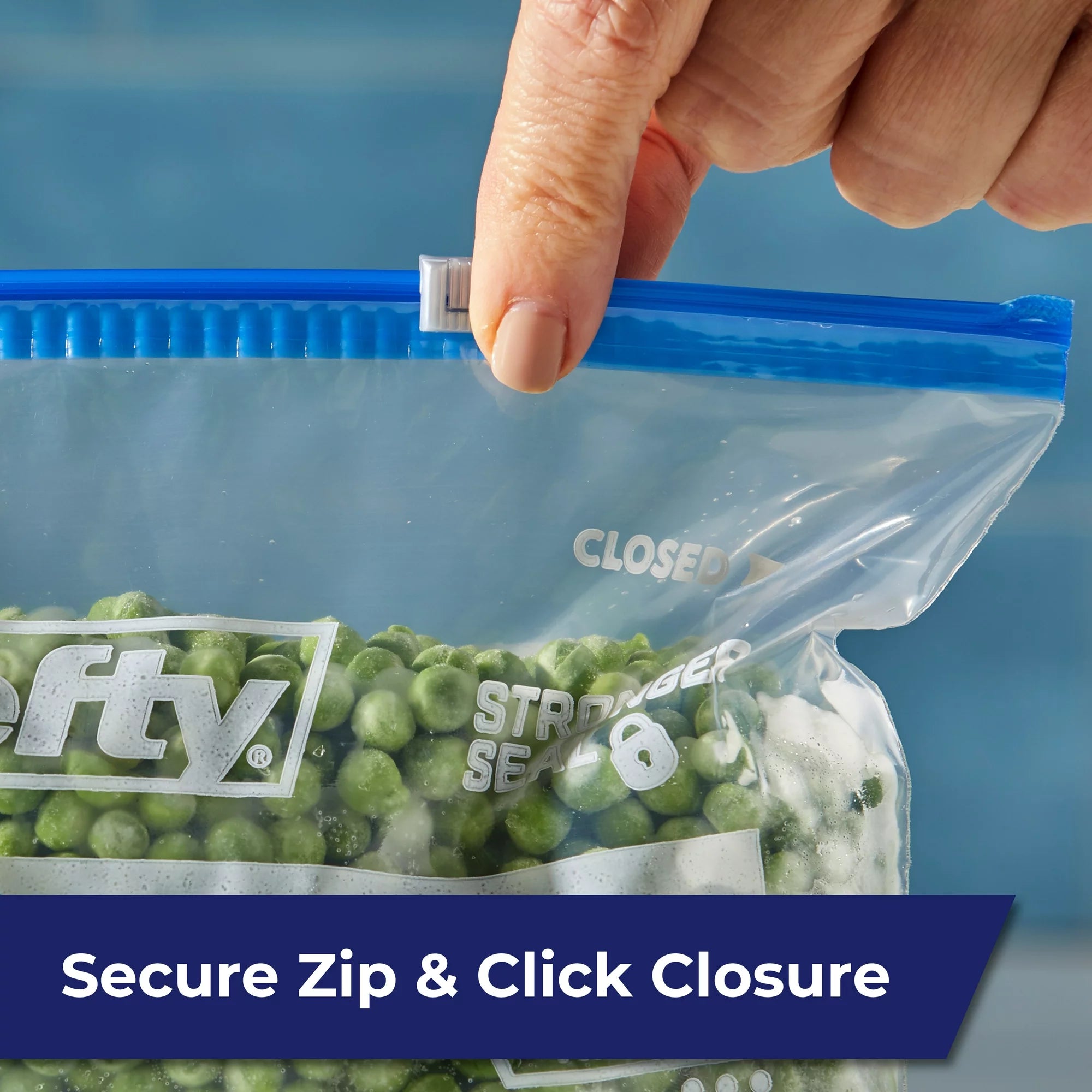 Hefty Slider Freezer Storage Bags, Gallon Size
