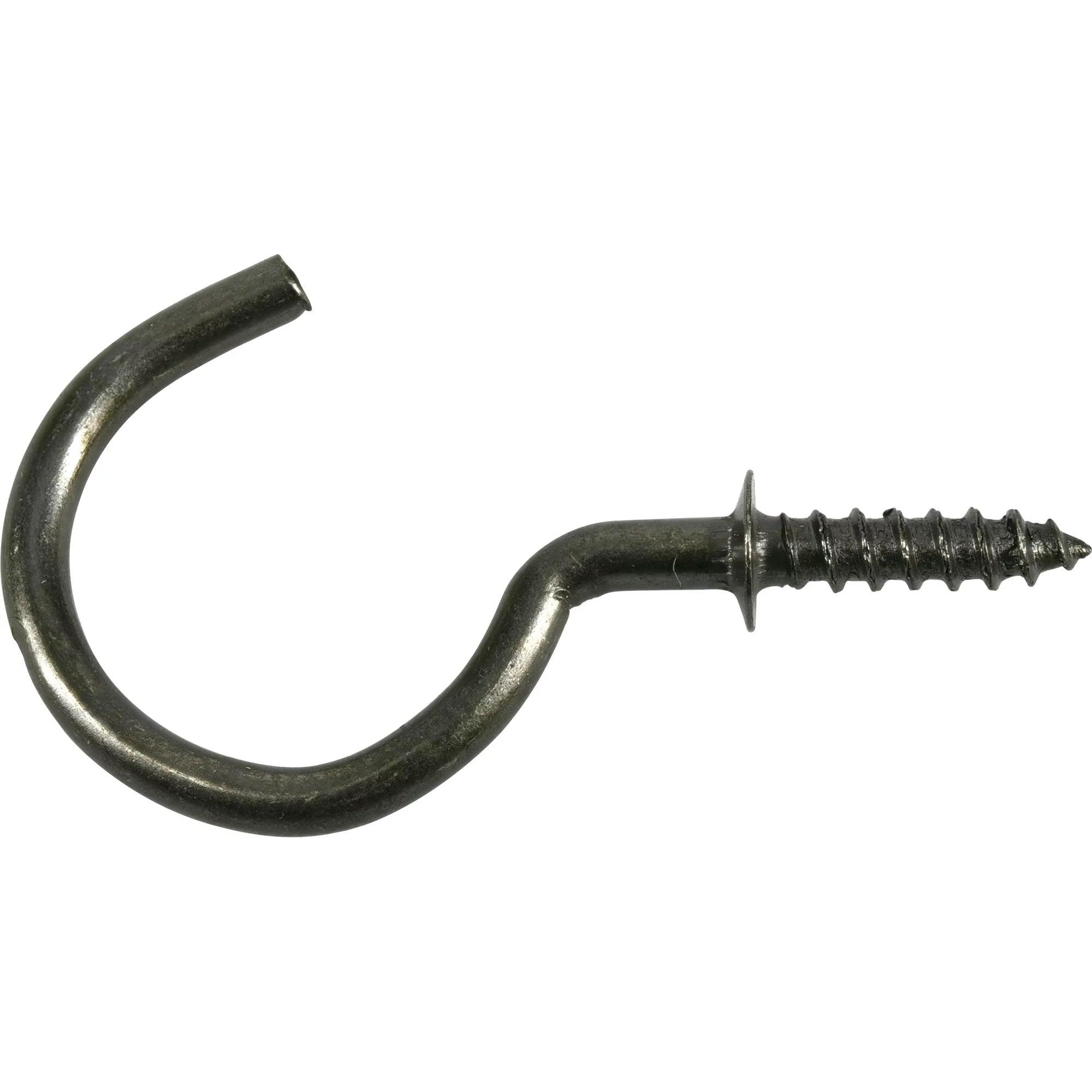 OOK Antique Brass Cup Hooks ,3 Pieces