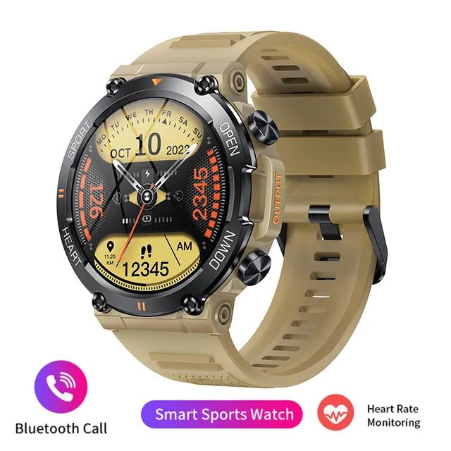 2023 Military Health Smartwatch: 1.39'' Bluetooth Fitness IOS/Android - MAK PERSONA ™
