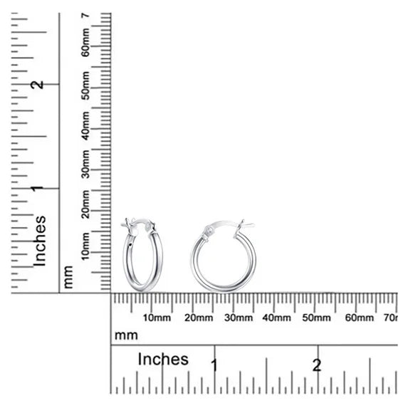 Brilliance Fine Jewelry 15MM Click-Top Hoop Earrings