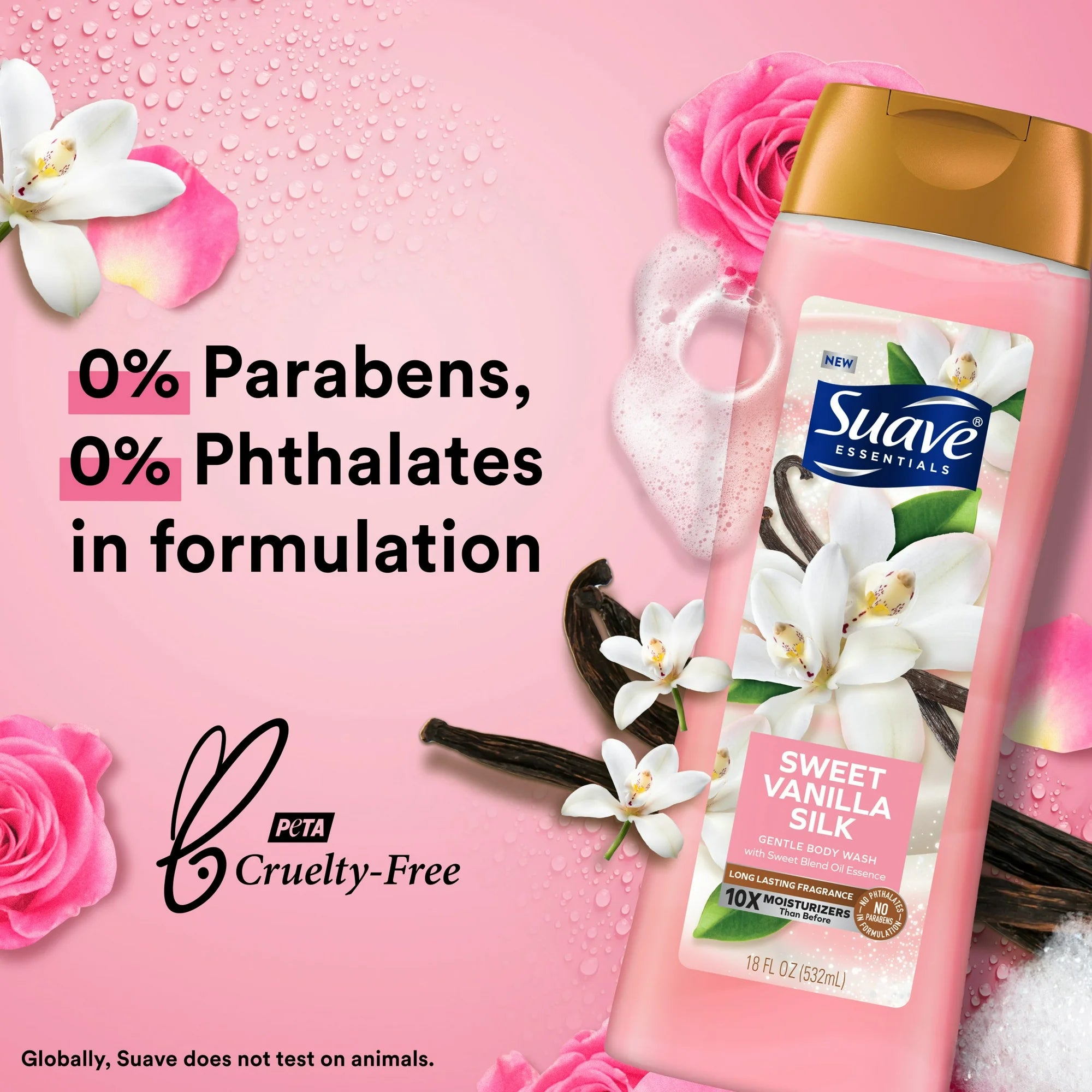 Suave Vanilla Gentle Body Wash