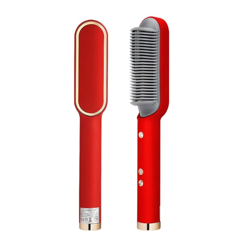 3-Minute Styling Hot Comb: Professional 2-in-1 Hair Straightener - MAK PERSONA ™