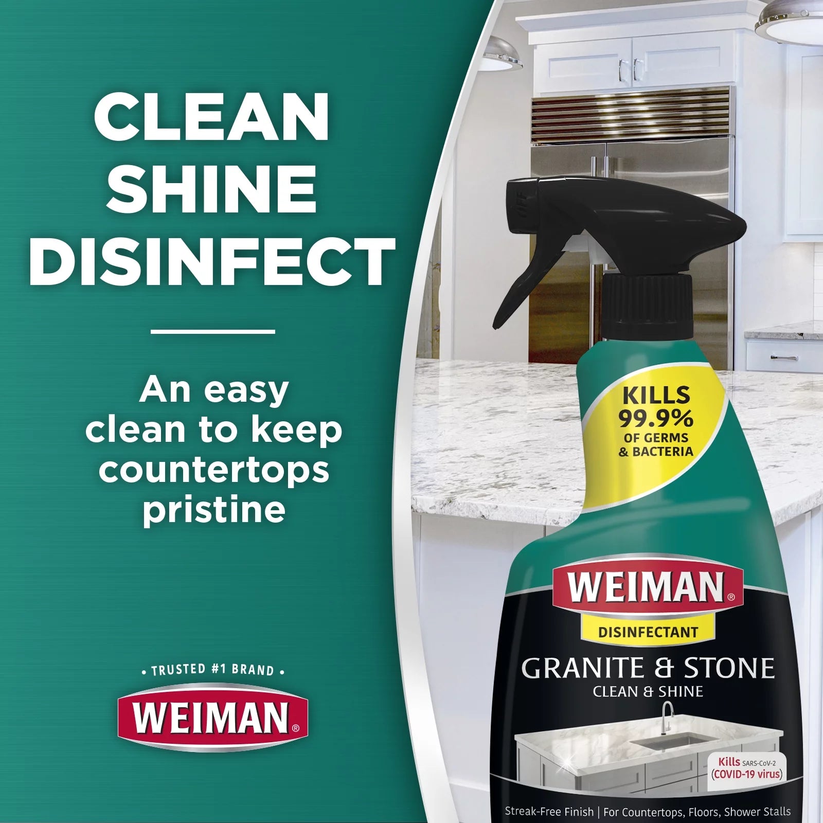 Weiman Disinfecting Granite Countertop Cleaner Spray
