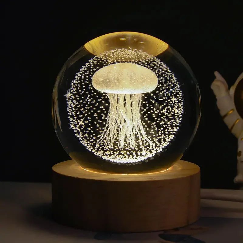 3D Crystal Solar System Globe: Astronomy Gift & Home Decor - MAK PERSONA ™