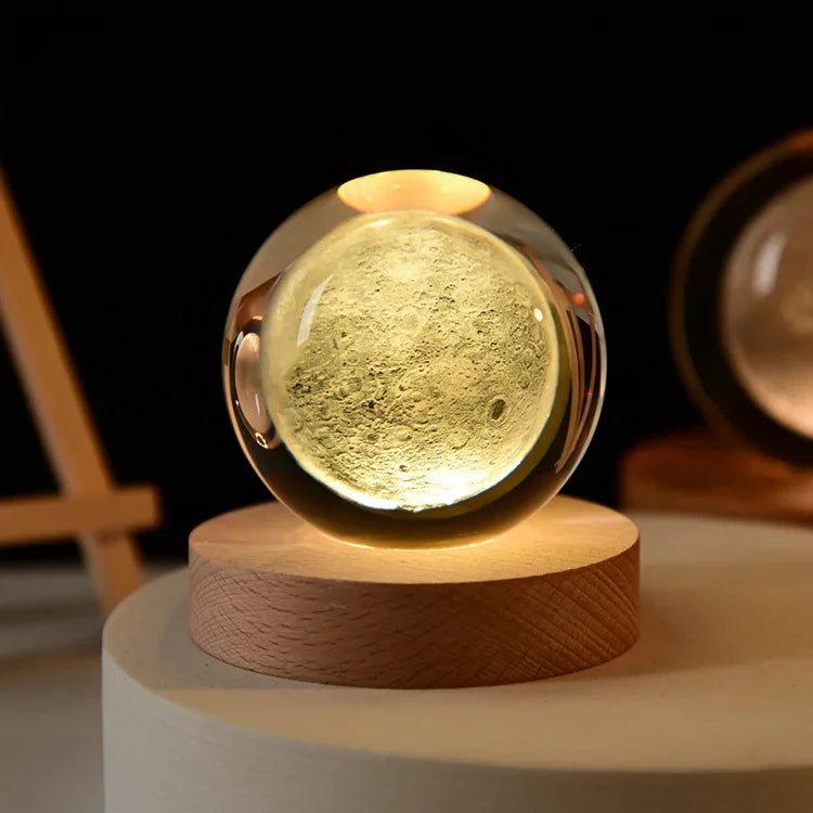 3D Crystal Solar System Globe: Astronomy Gift & Home Decor - MAK PERSONA ™
