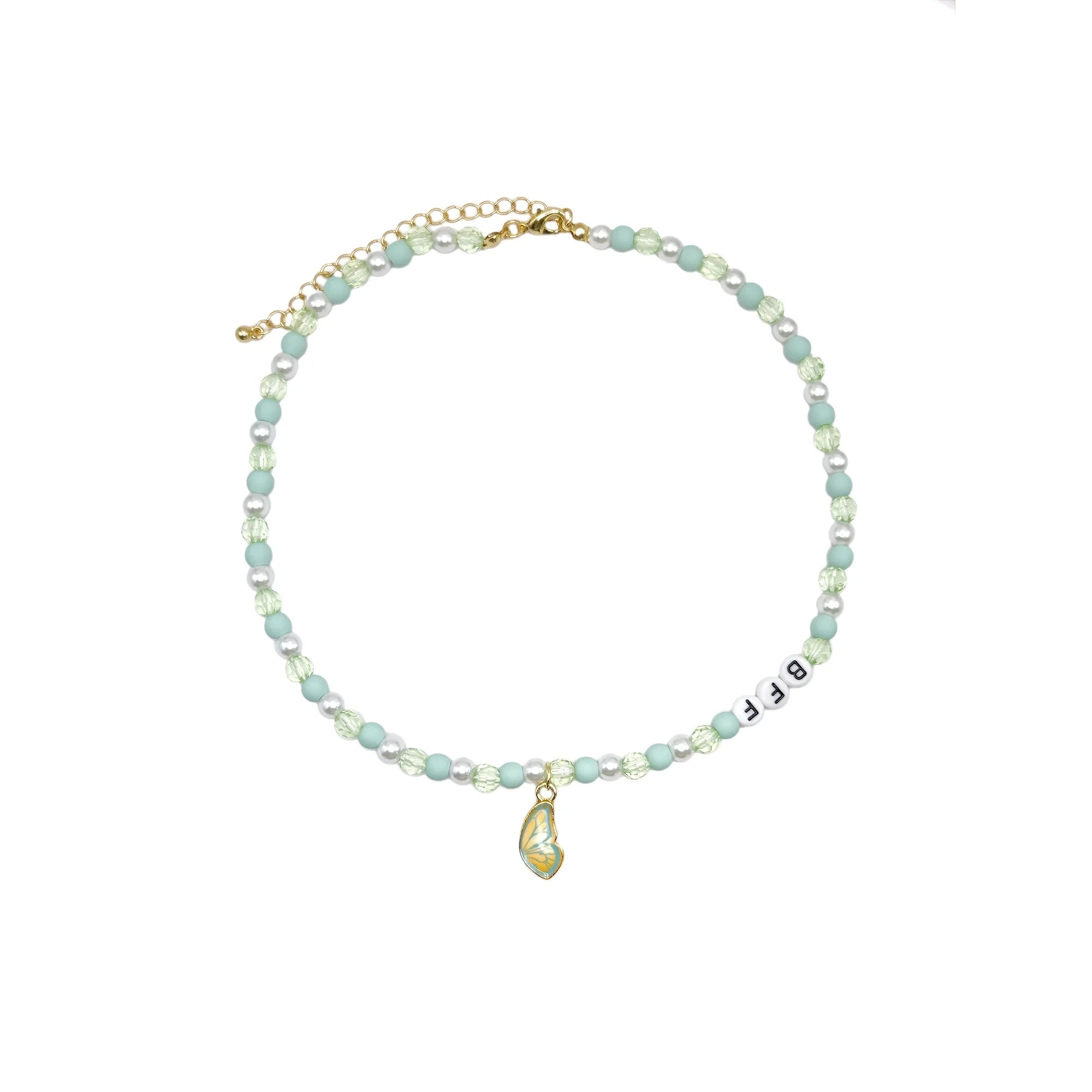 Wonder Nation Kids’ Butterfly Best Friend Necklace Set – 2-Piece