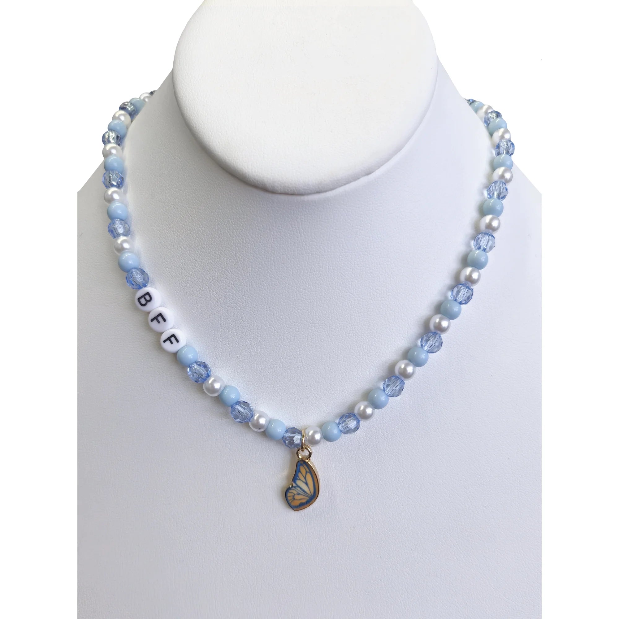 Wonder Nation Kids’ Butterfly Best Friend Necklace Set – 2-Piece