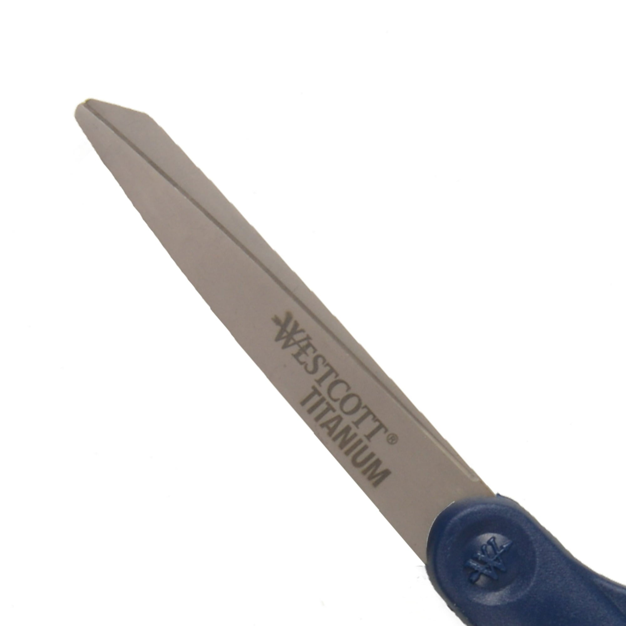 Westcott Titanium Bonded Straight Adult Scissors, 8", Blue