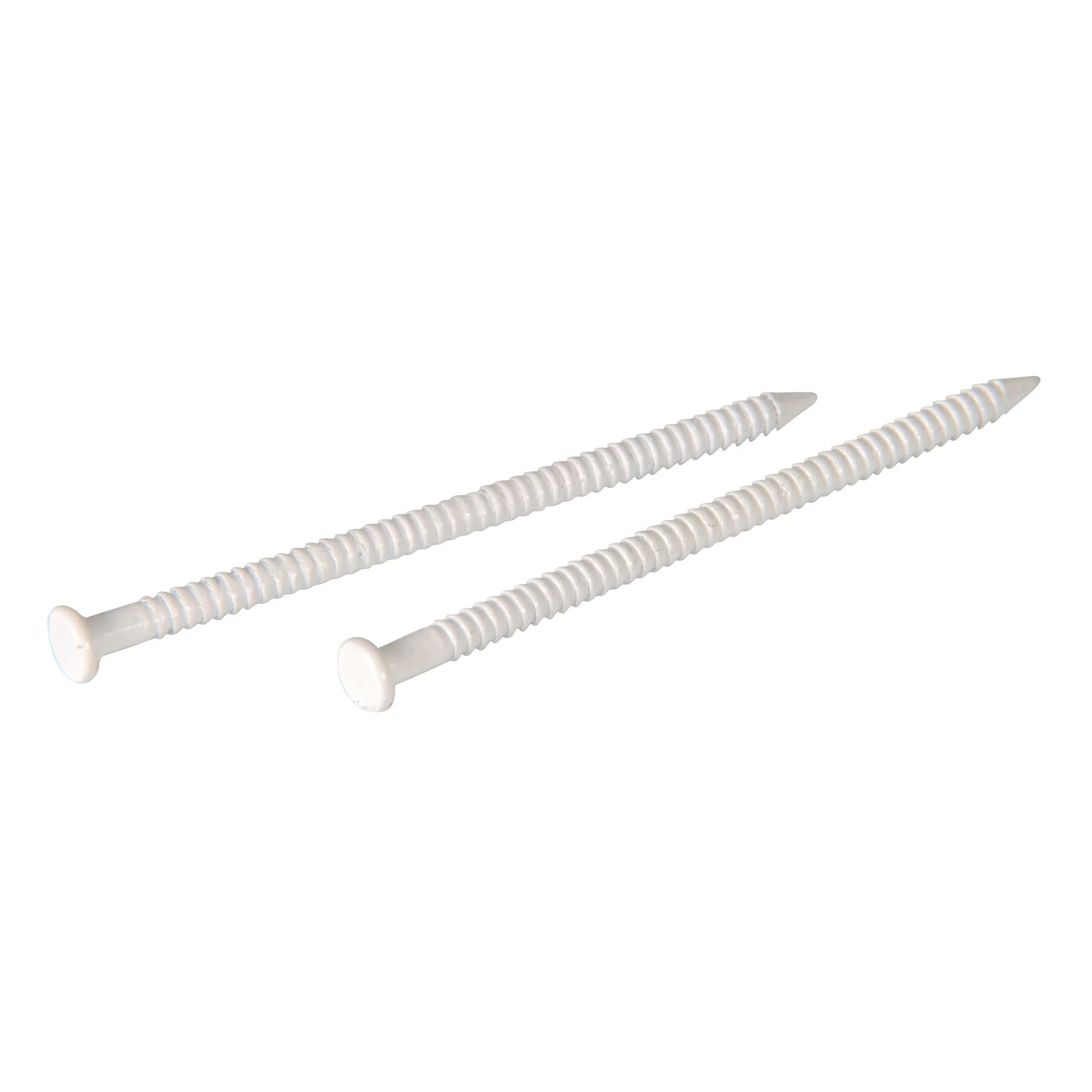 Fas-n-Tite White Panel Nails, Steel