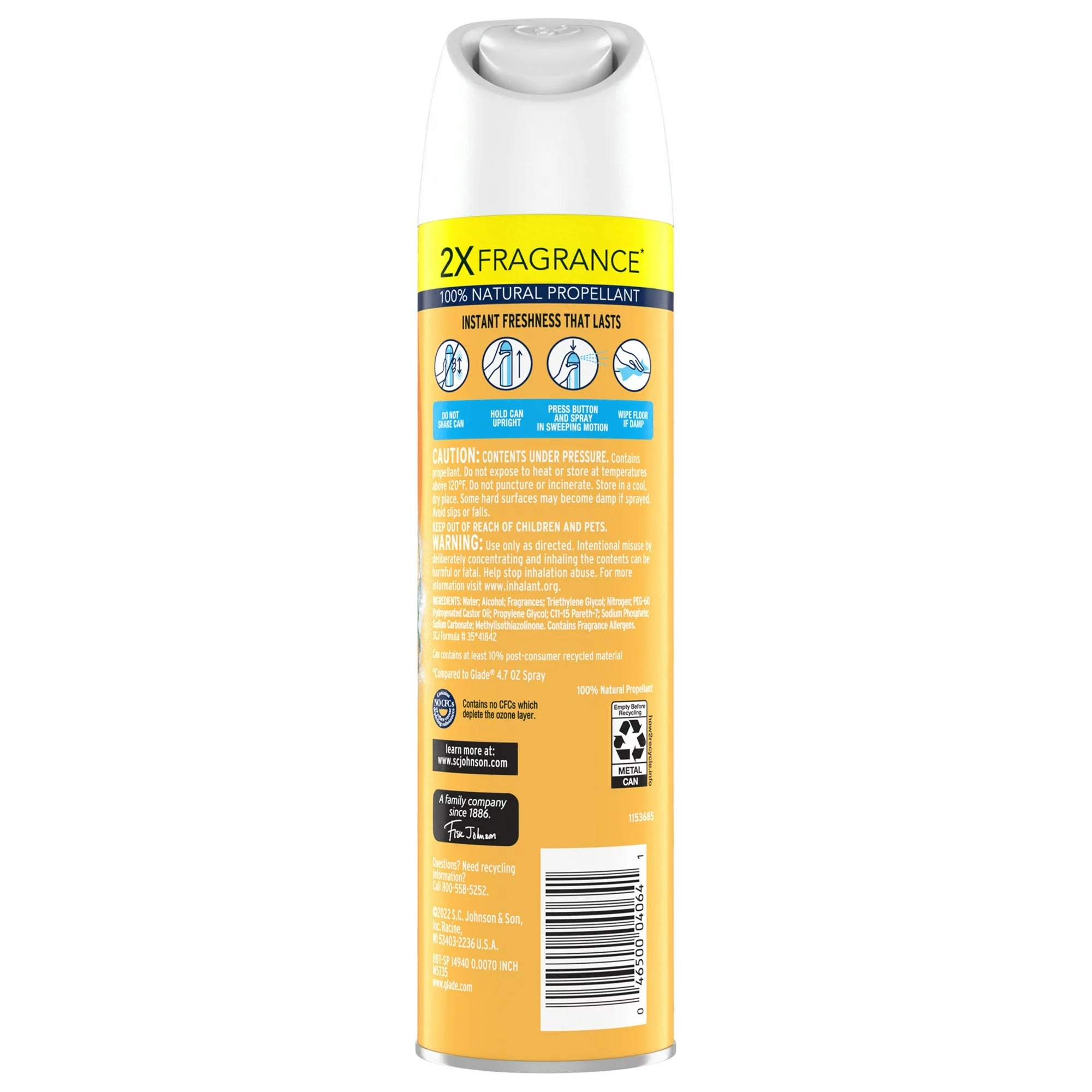 Glade Coastal Sunshine Citrus Air Freshener