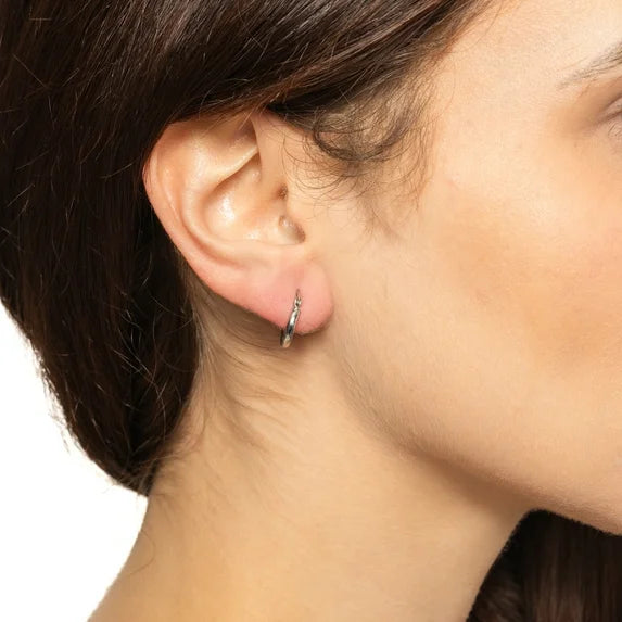 Brilliance Trio Hoop Earrings in Sterling Silver – 3-Pair