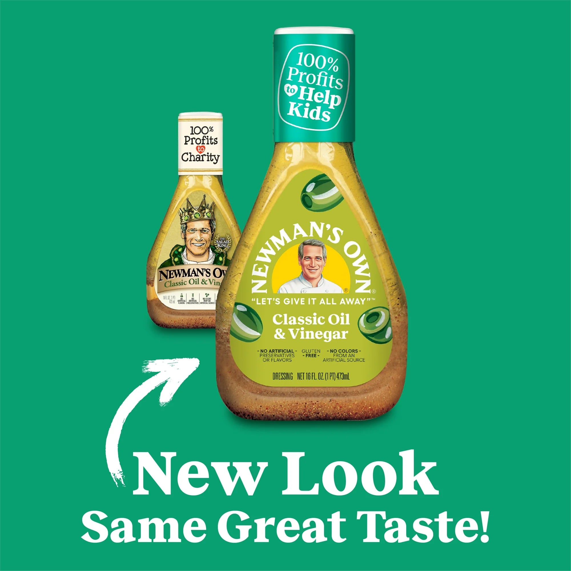 Newman's Own Olive Oil & Vinegar, 16 oz