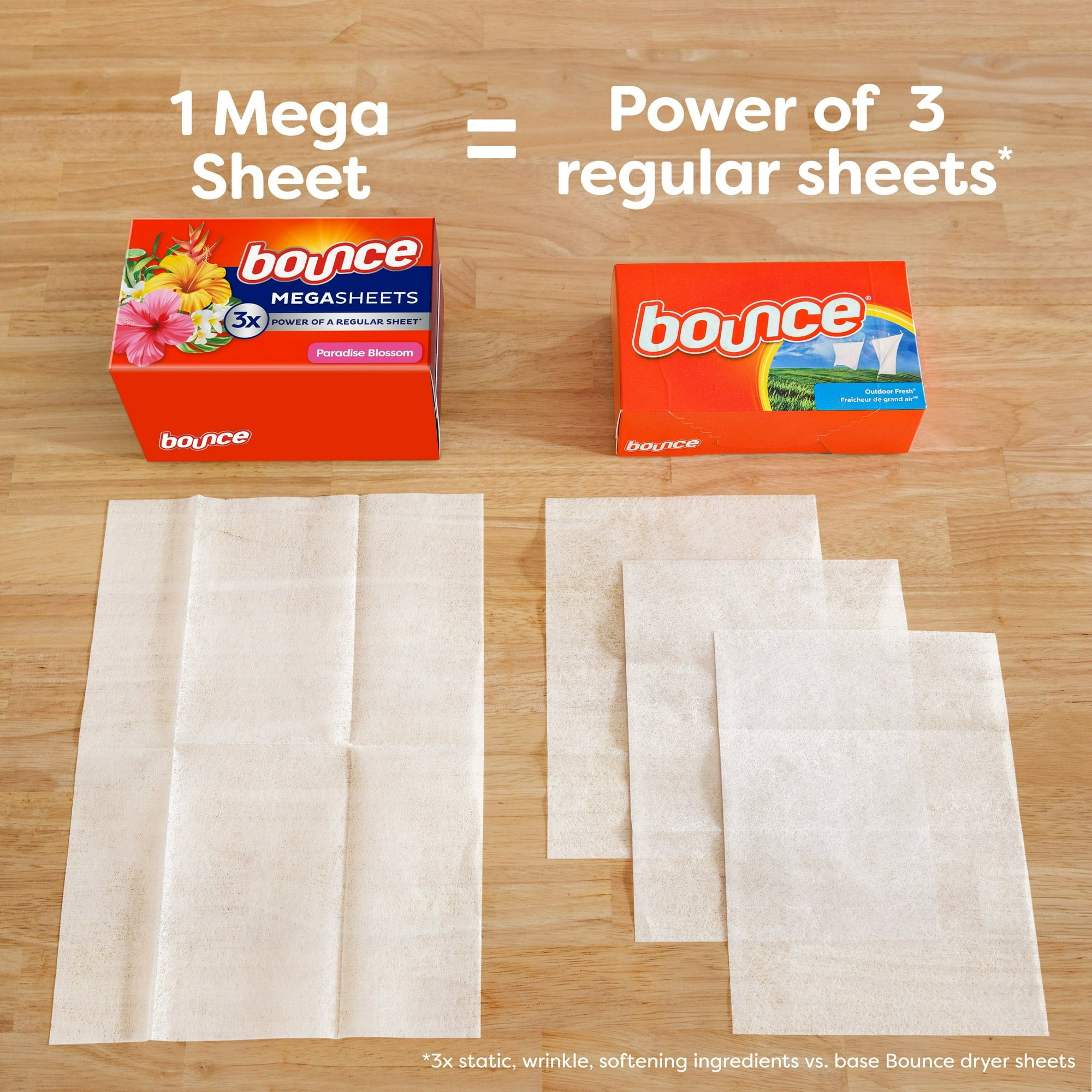 Bounce Lasting Fresh Mega Dryer Sheets