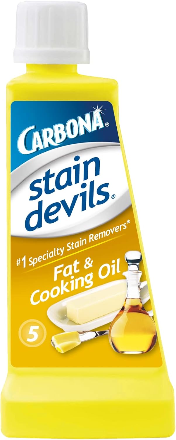 Carbona Stain Devils® #5 - Fat & Cooking Oil Multi-Fabric Cleaner 1.7 Fl Oz,