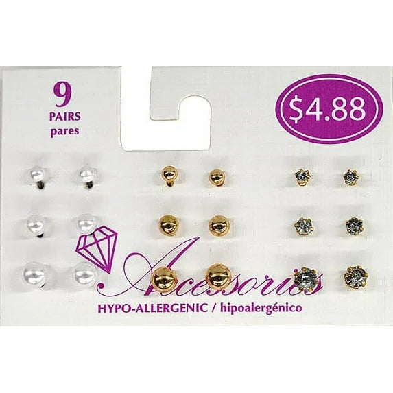 Elegant Goldtone Pearl Drop Earrings by Time and Tru
