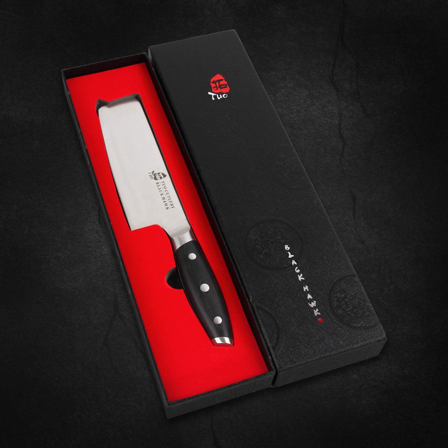 6.5-inch Nakiri Knife - Precision Japanese Vegetable Cleaver - MAK PERSONA ™