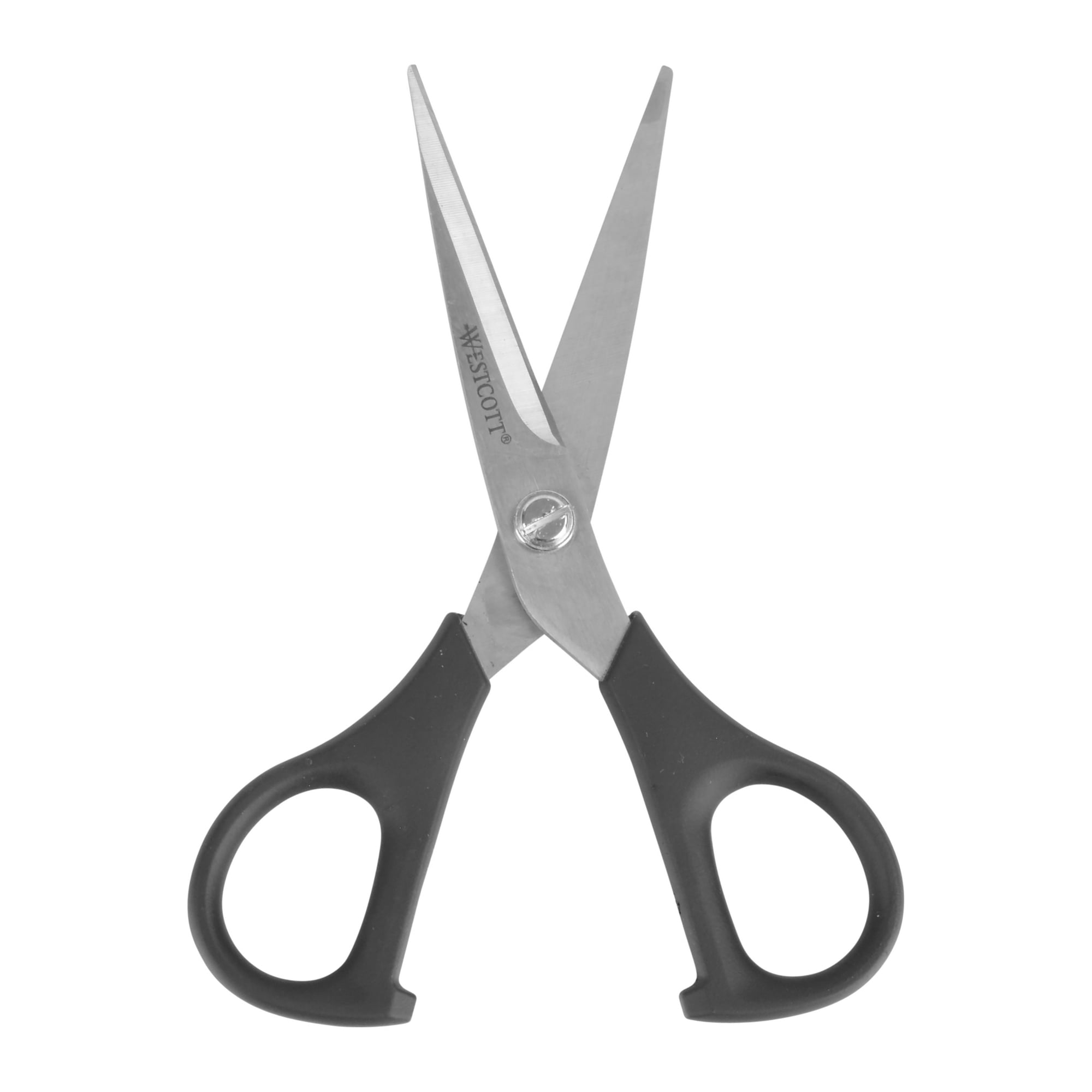 Westcott All-Purpose Scissors: 5" Stainless Steel, Black