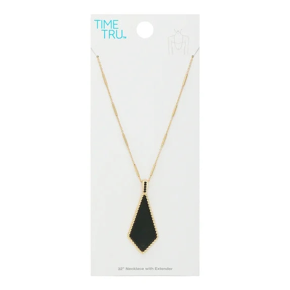 Elegant Gold Kite Pendant Necklace – Time and Tru