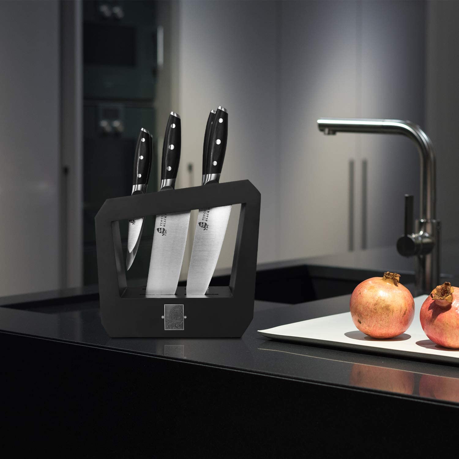 7 Pcs Kitchen Knife Set with Wooden Block - MAK PERSONA ™