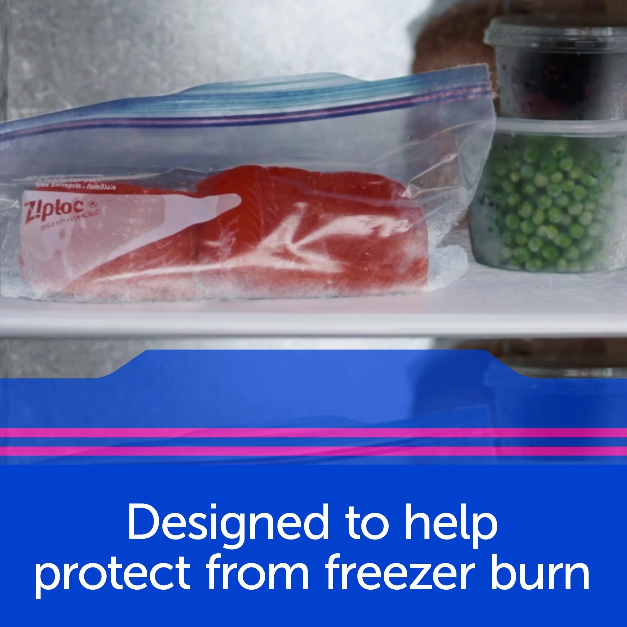 Ziploc® Brand Freezer Bags with Grip