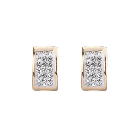 Time and Tru Women’s Gold Huggie Hoop Earrings