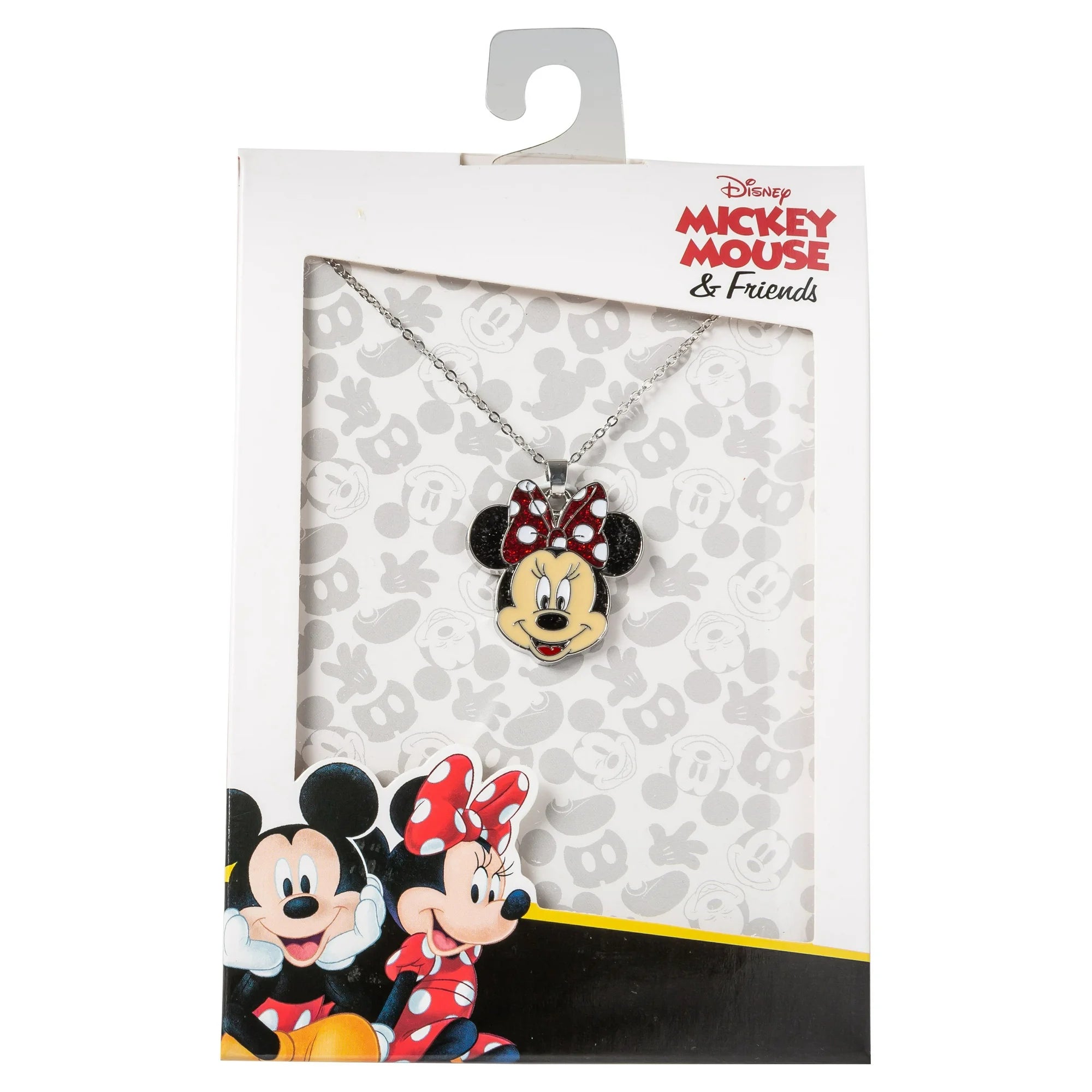 Disney Minnie Mouse Glitter Bow Pendant for Girls