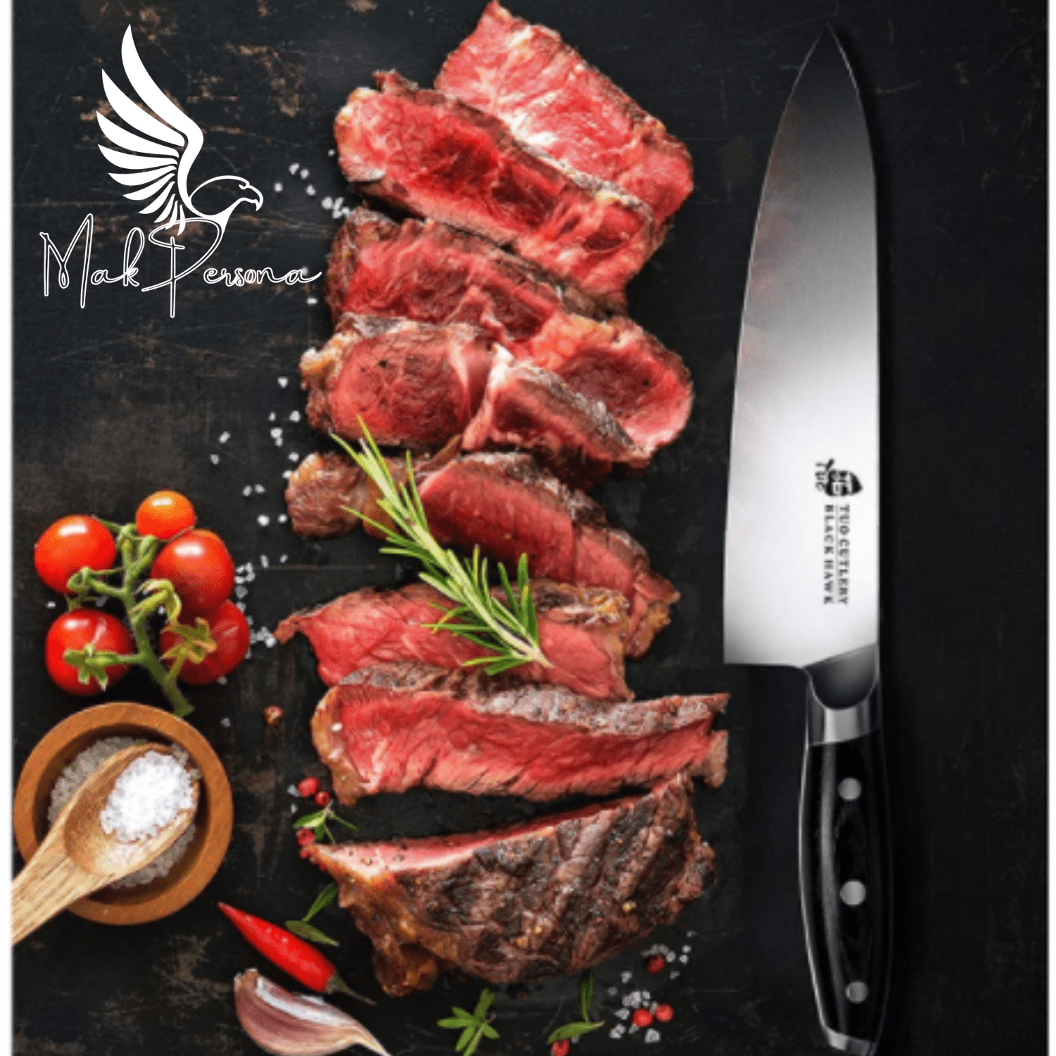 8" Kitchen Professional Cooking Knife - MAK PERSONA ™