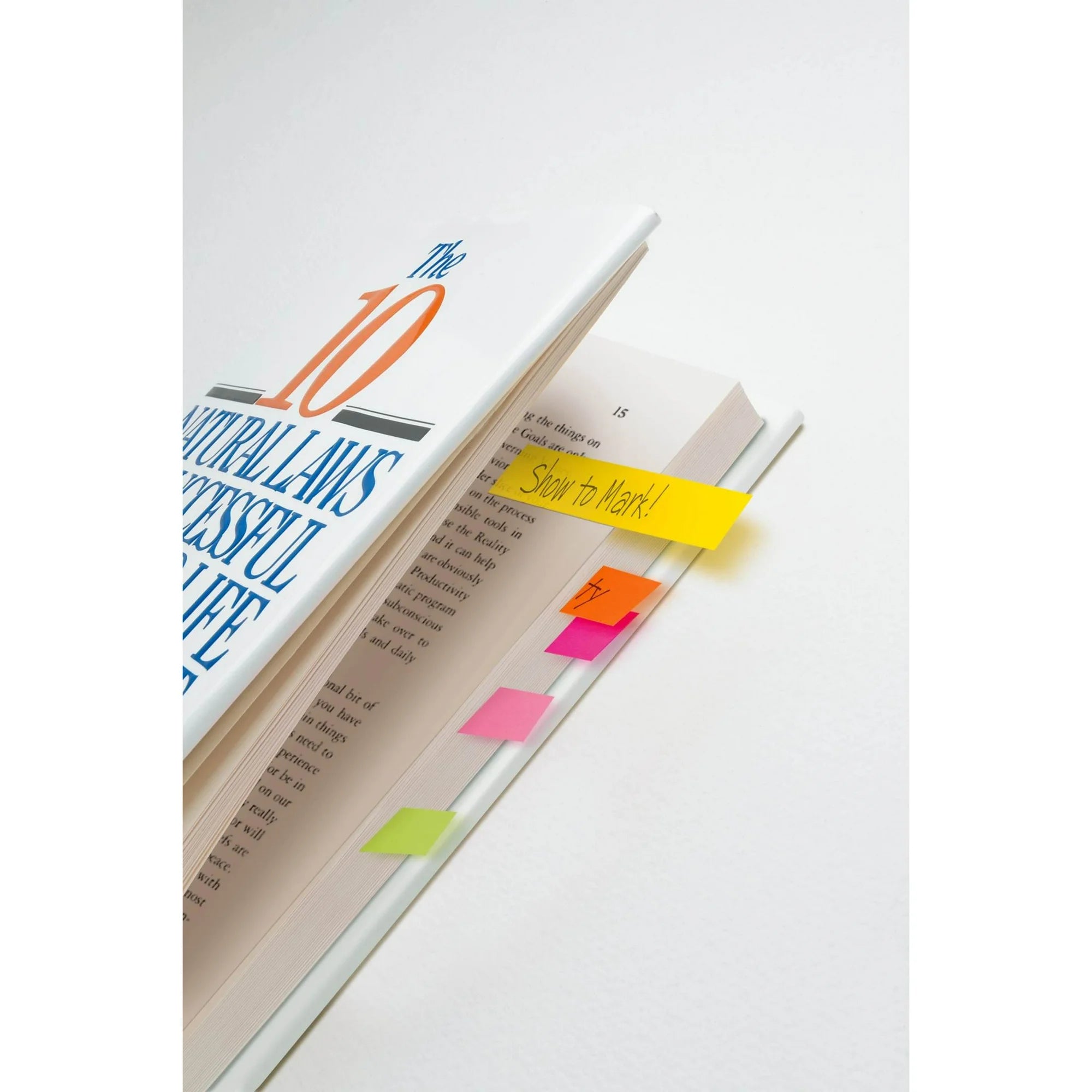 Post-it Page Markers Assorted Colors, 4 Pads