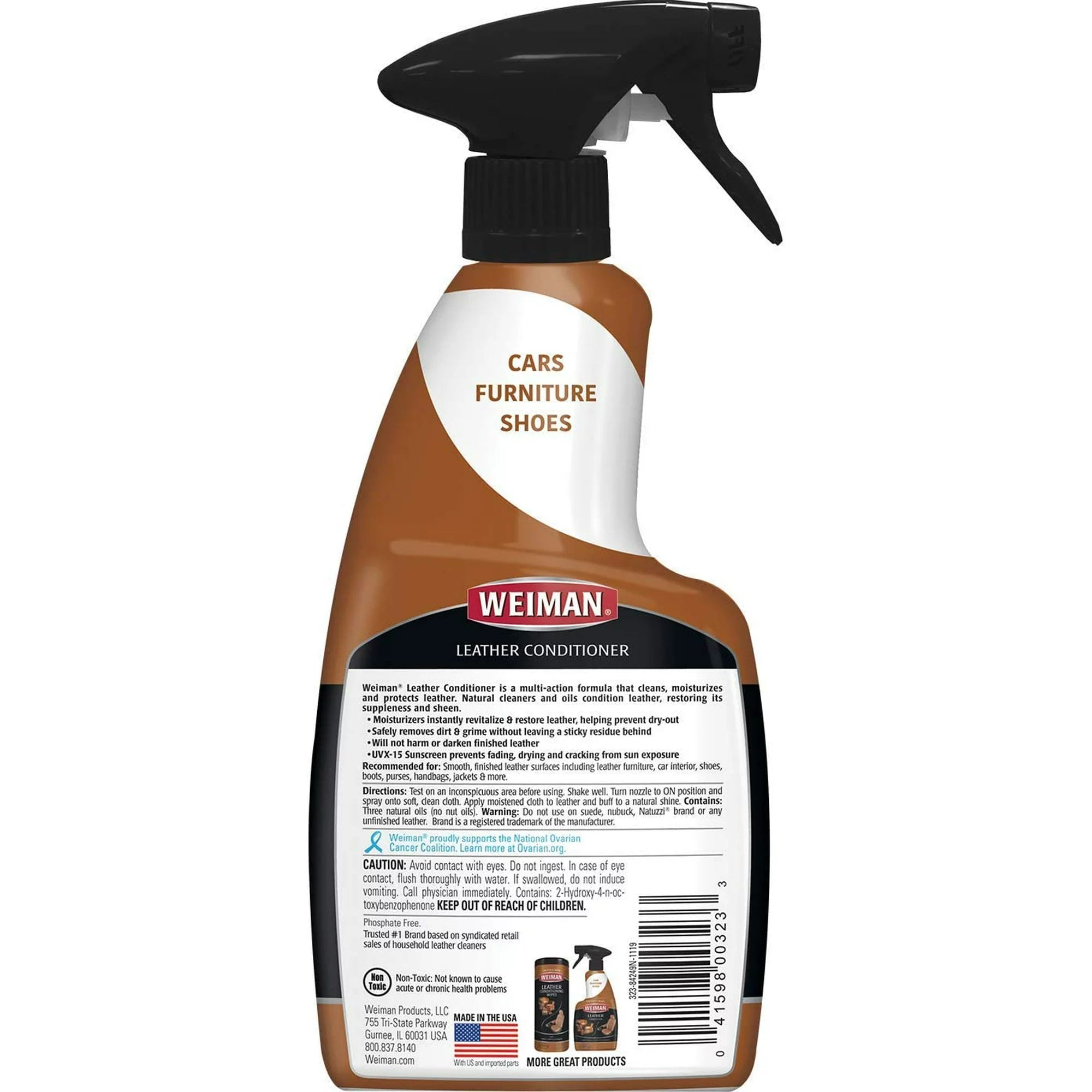 Weiman 3-1 Leather Cleaner & Conditioner