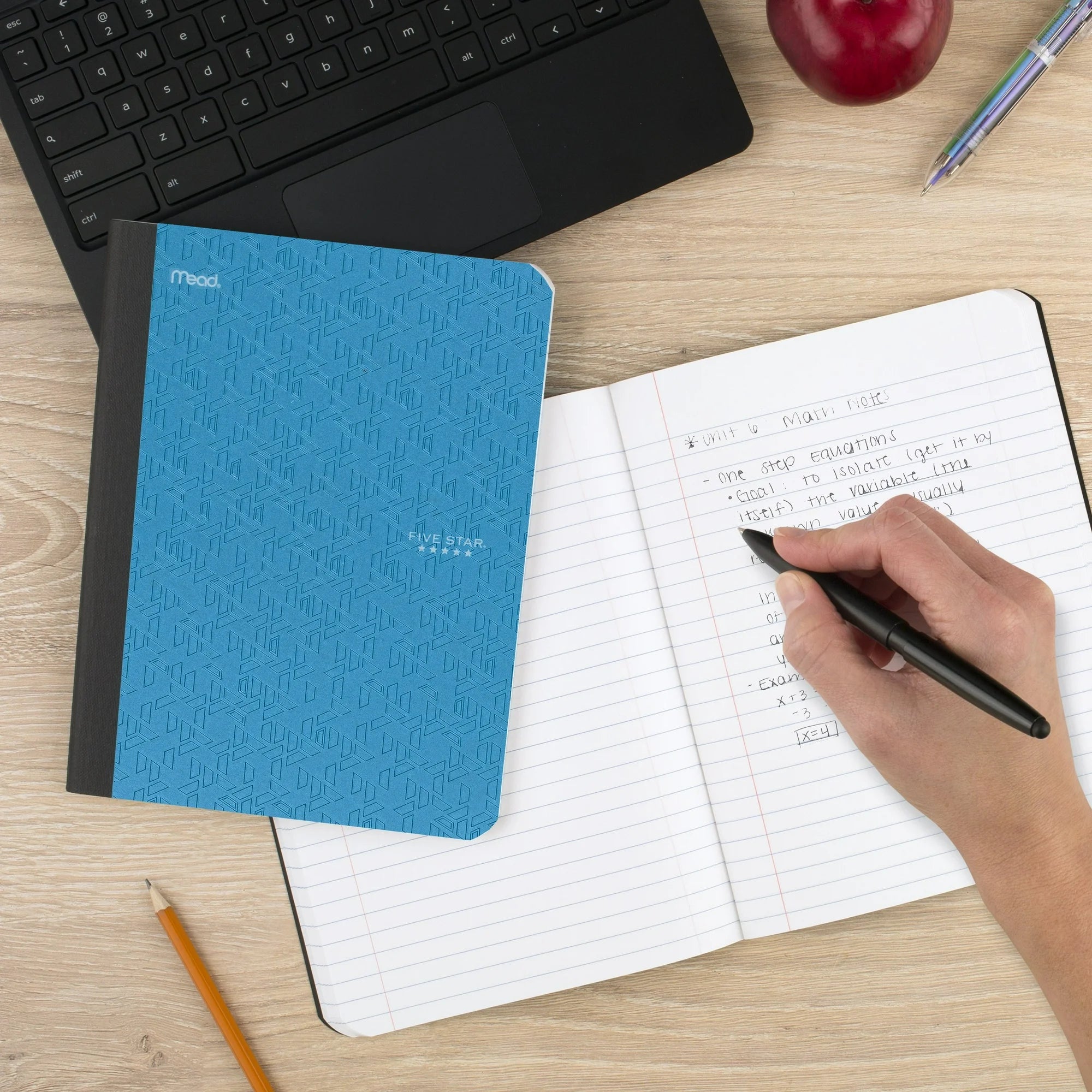 Five Star Composition Book - Wide Ruled, 100 Sheets