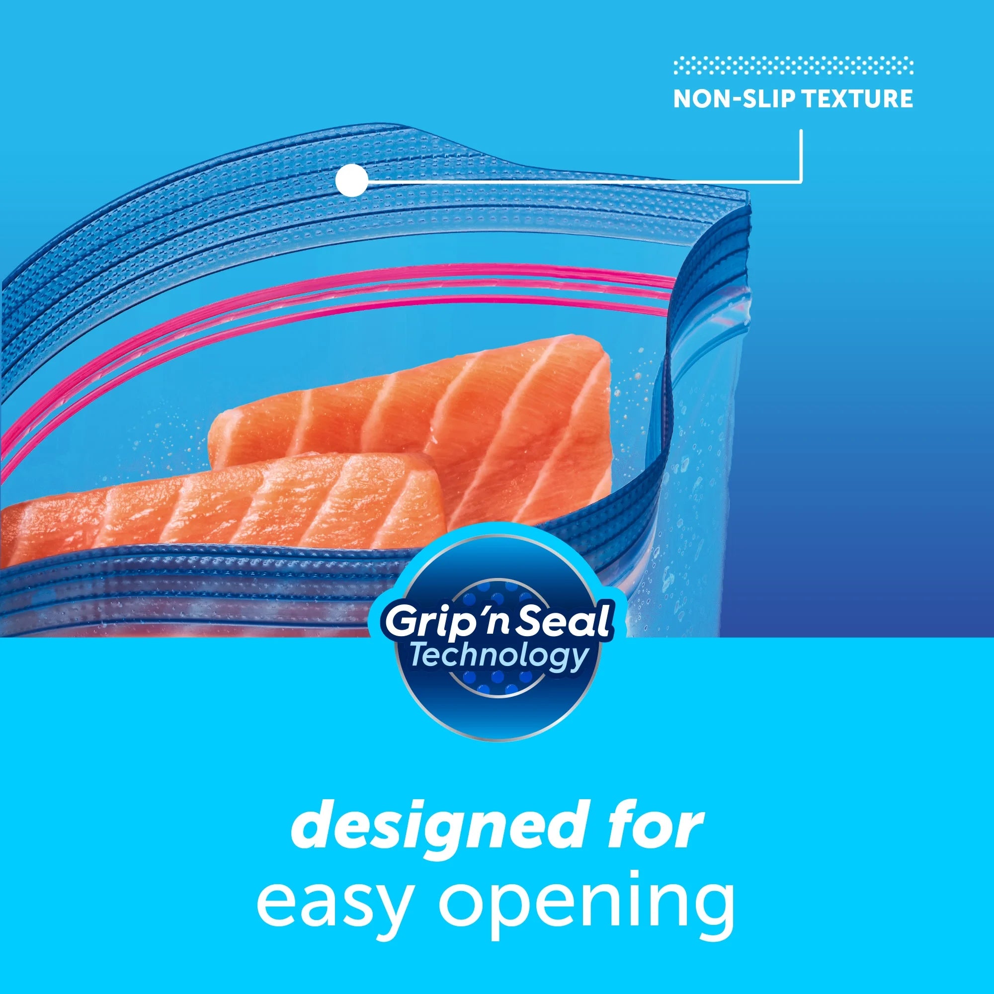 Ziploc® Brand Freezer Bags with Grip