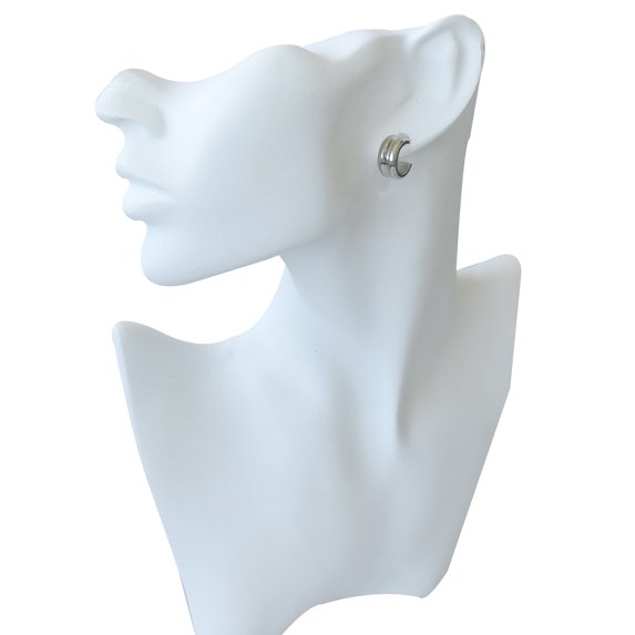 Time and Tru Women’s Two-Tone Hoop Earrings – 6-Piece