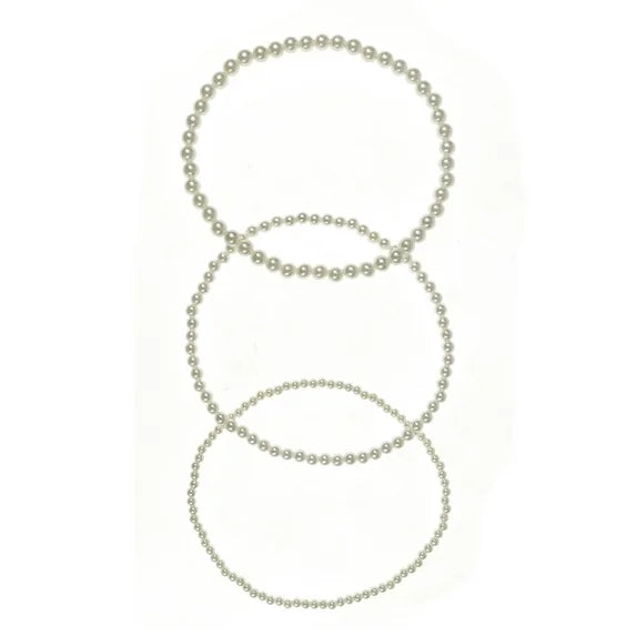 Time and Tru Women’s 3-Piece Pearlescent Necklace Set