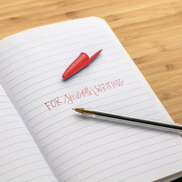 BIC Cristal Red Ballpoint Pens, Pack of 10