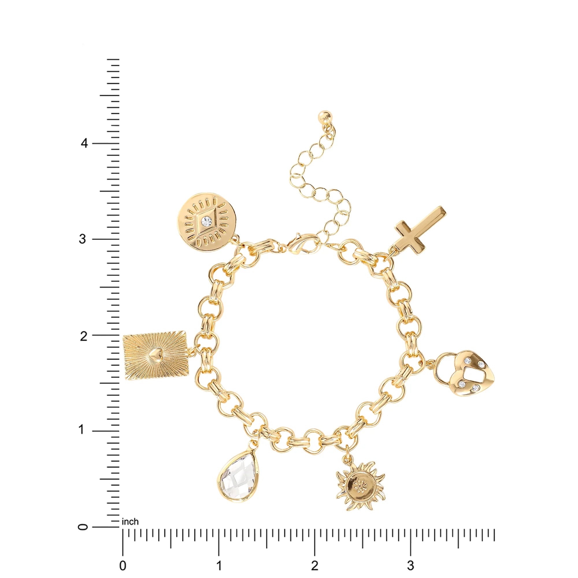 Jessica Simpson Women's Charm Bracelet