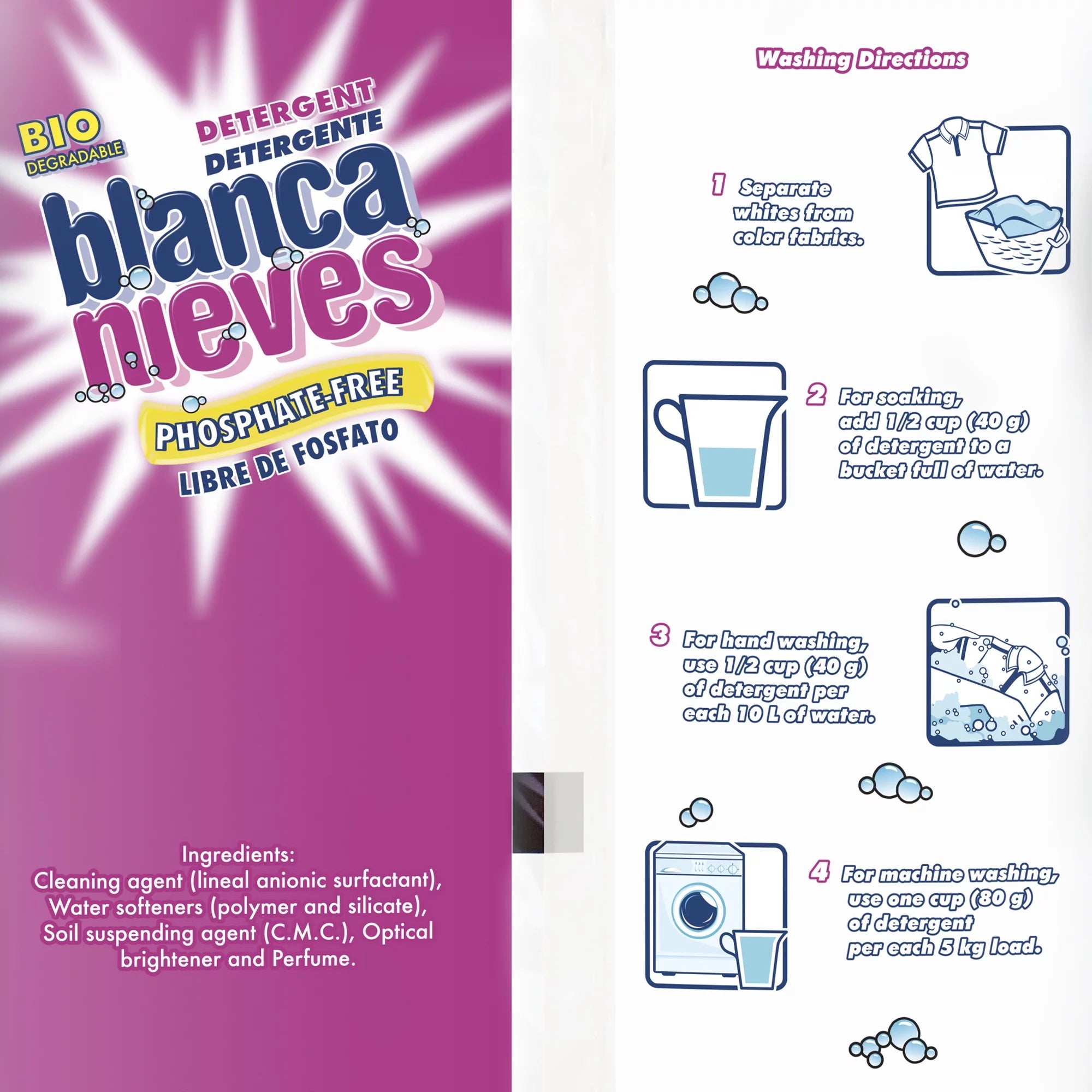 Blanca Nieves Laundry Detergent - 70.54 oz