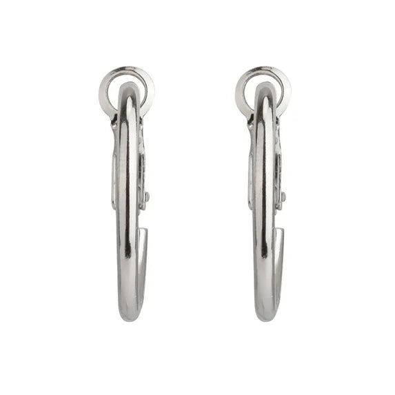 Time and Tru Women’s Silver Tone Small Hoop Earrings