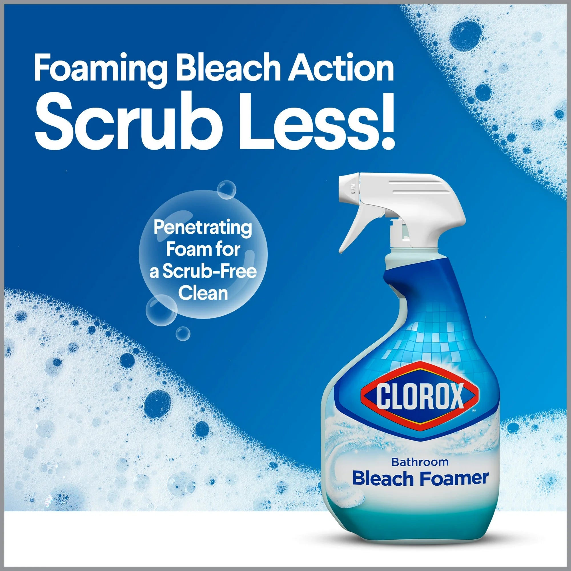 Clorox Bleach Foamer Bathroom Cleaner Spray
