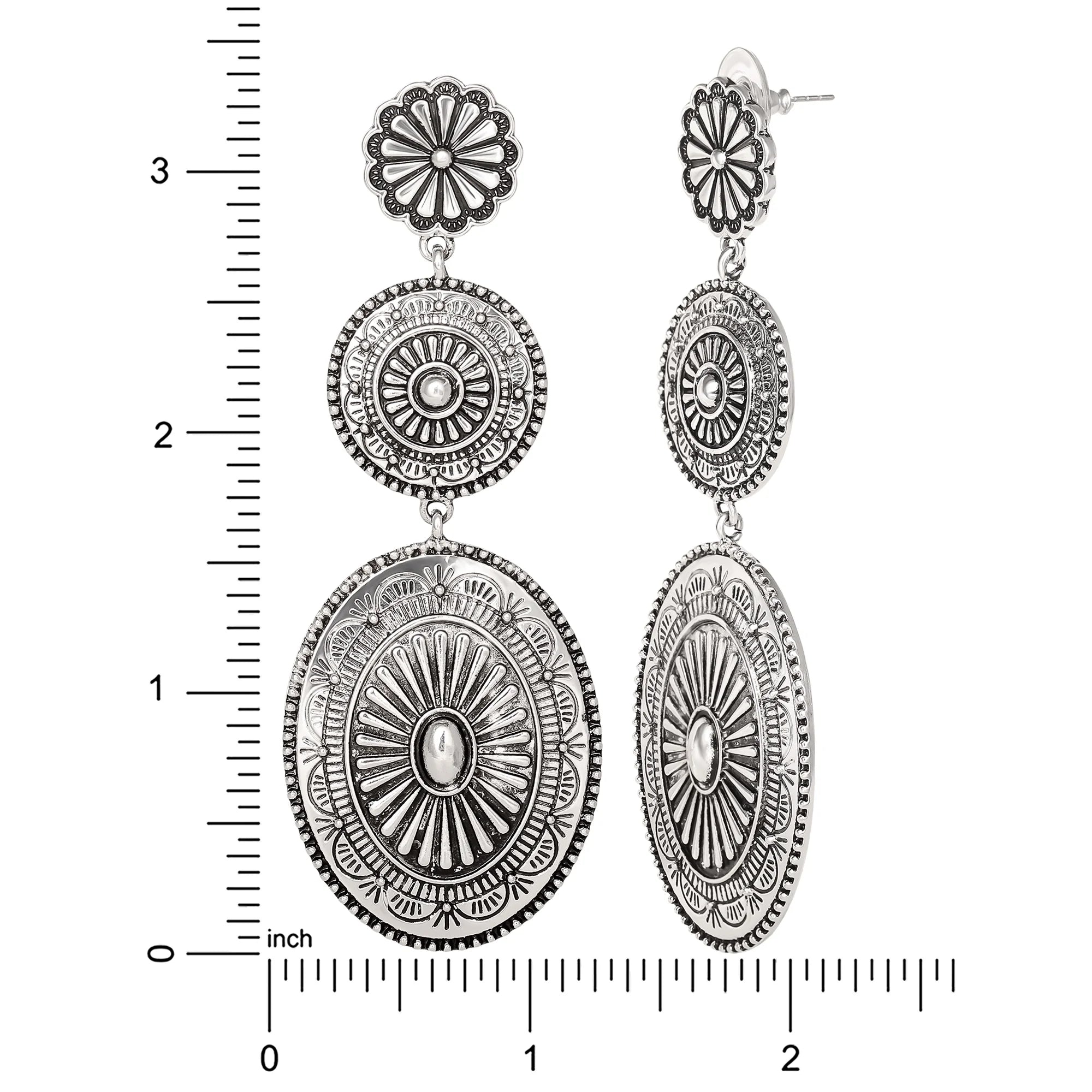 Jessica Simpson Women's Gold-Tone Fashion Metal Drop Earrings