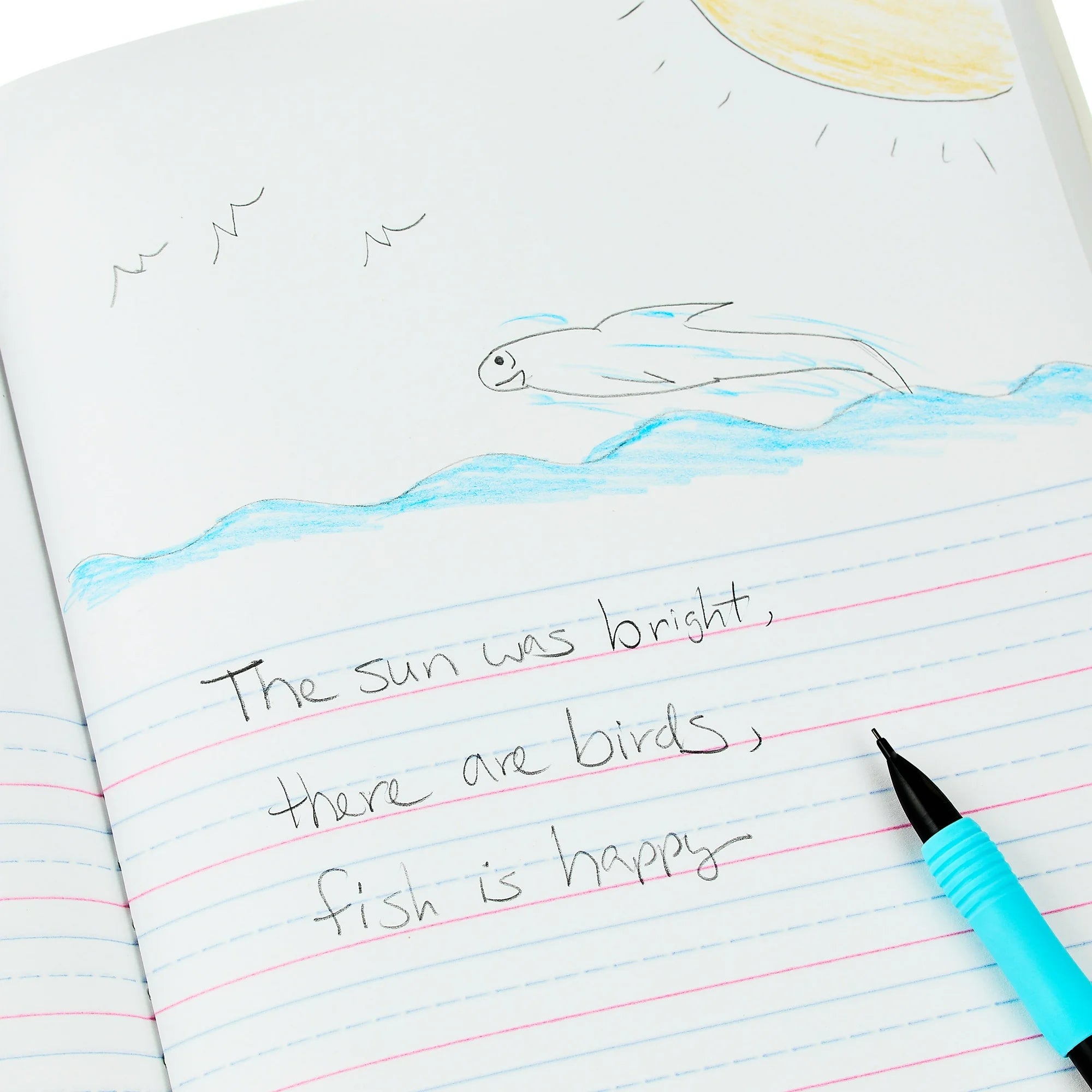 Spark Create Imagine Broken Midline Ruled Primary Journal, Grades K-2, 100 Pages