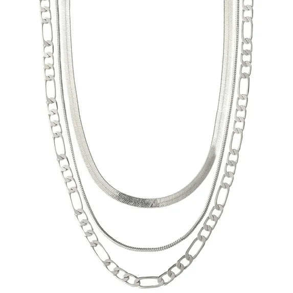 Believe by Brilliance Women's Triple Layer Necklace Set