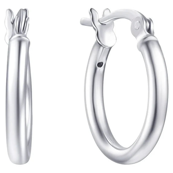 Brilliance Fine Jewelry 15MM Click-Top Hoop Earrings