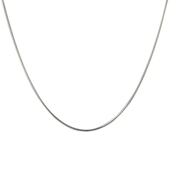Brilliance 1mm Sterling Silver Snake Chain 16" | Made in Italy