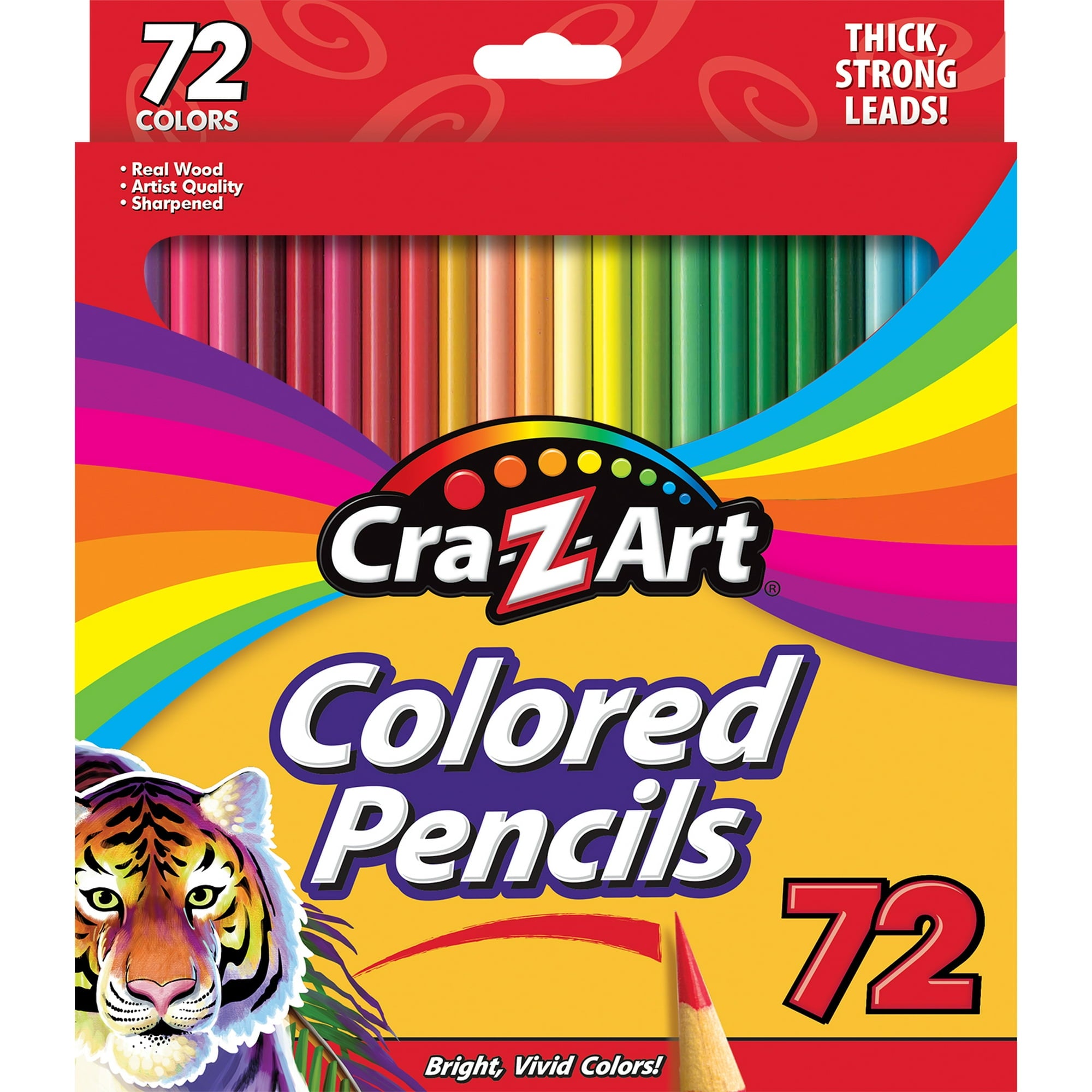 Cra-Z-Art Classic Colored Pencils, 72 Count, Multicolor