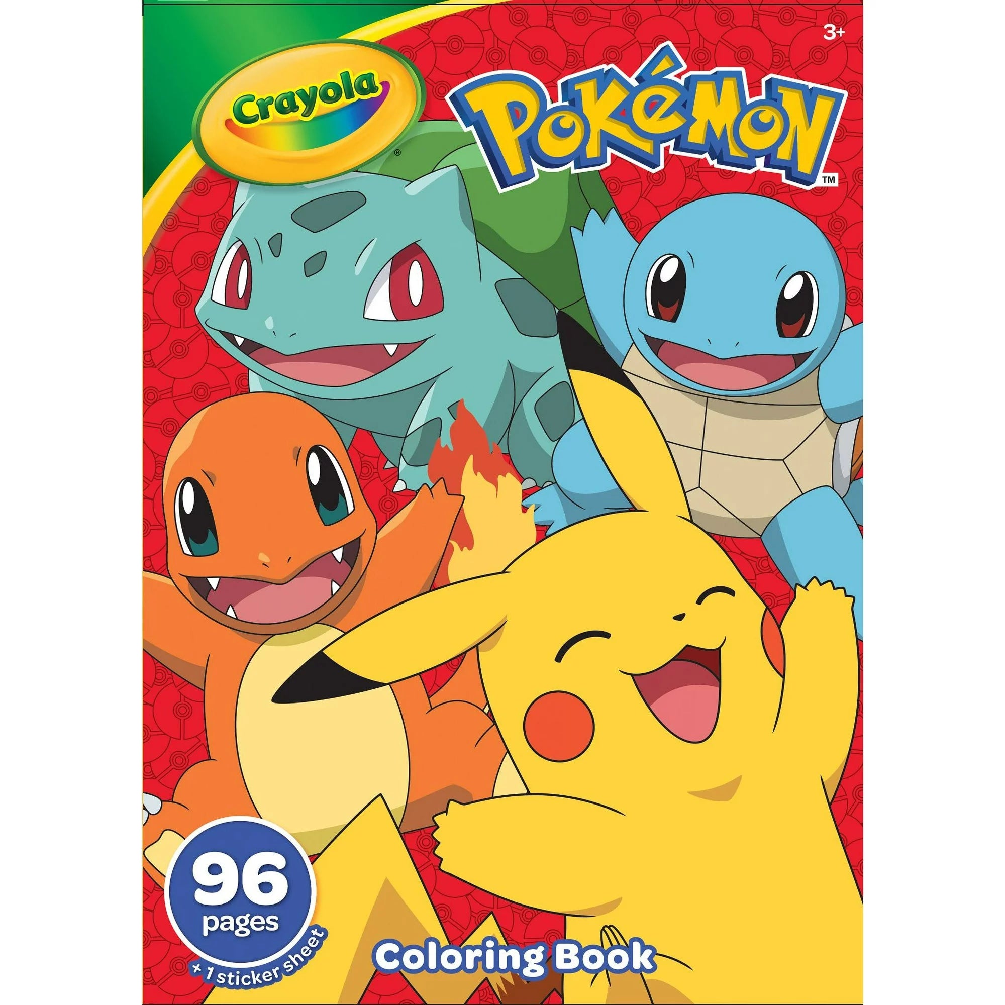 Crayola Pokémon Coloring Book with Stickers