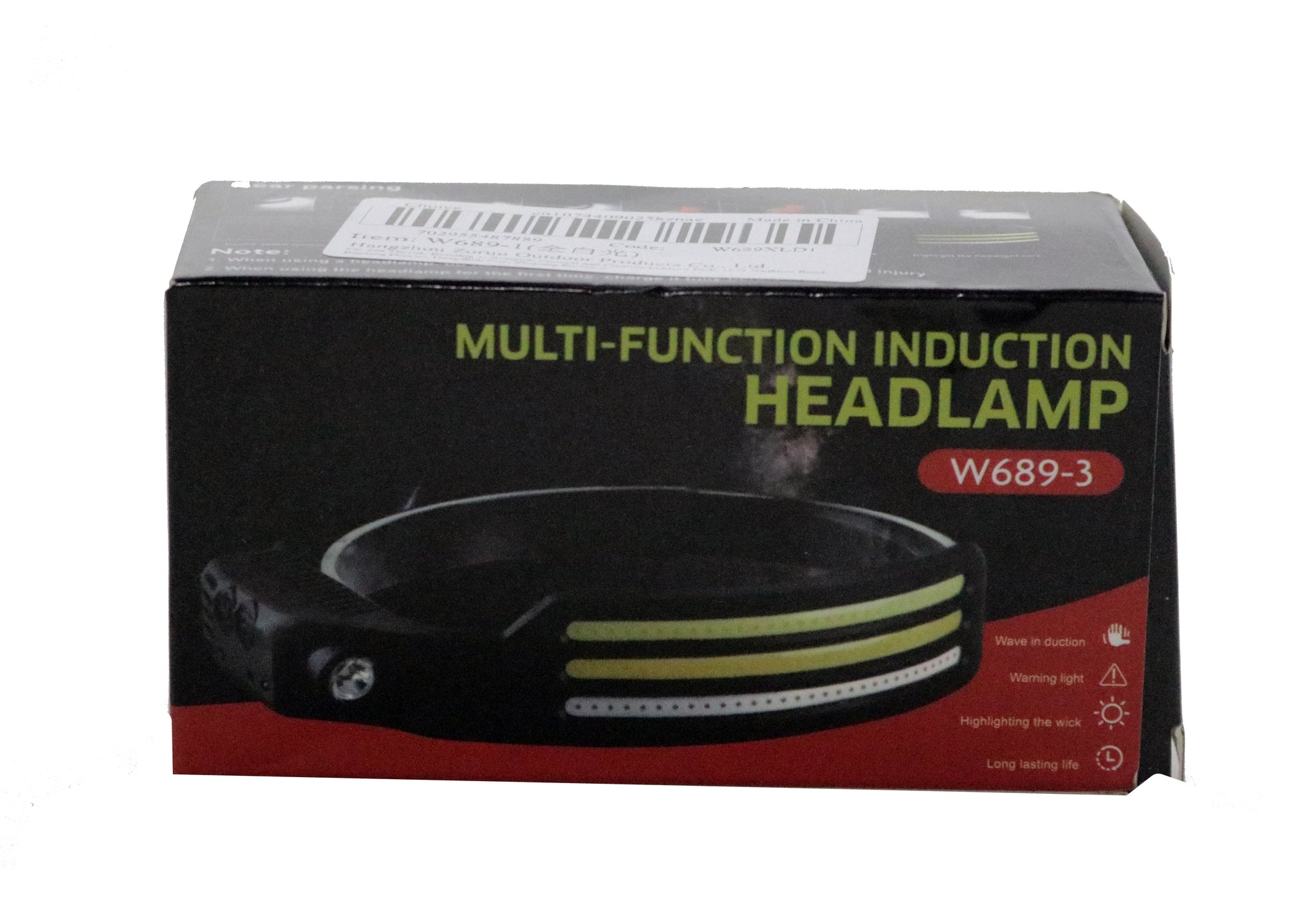 COB LED Sensor Headlamp | USB Rechargeable, Built-in Battery | 5 Lighting Modes, Induction Head Torch