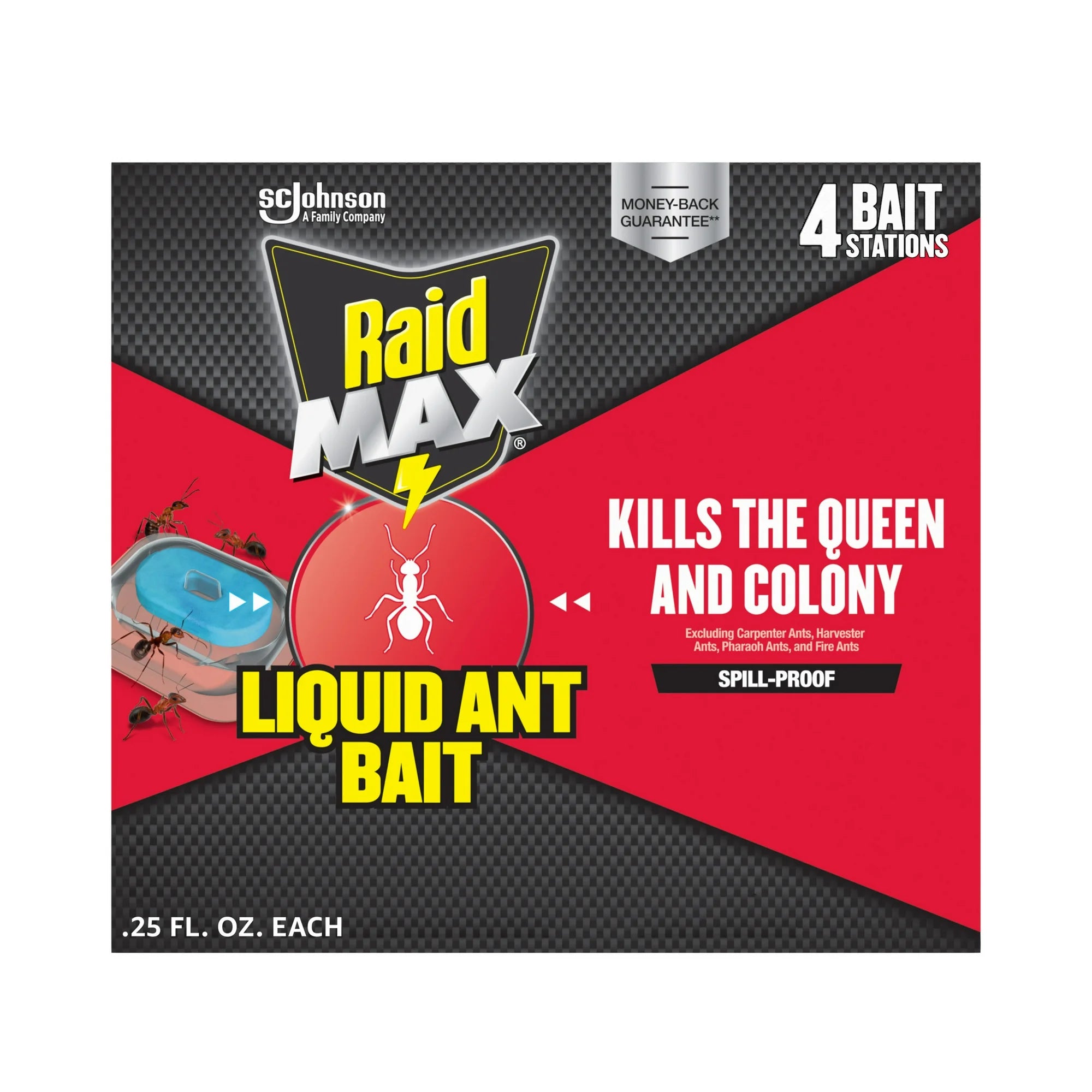 Raid Max Liquid Ant Killer Bait, 4 Count
